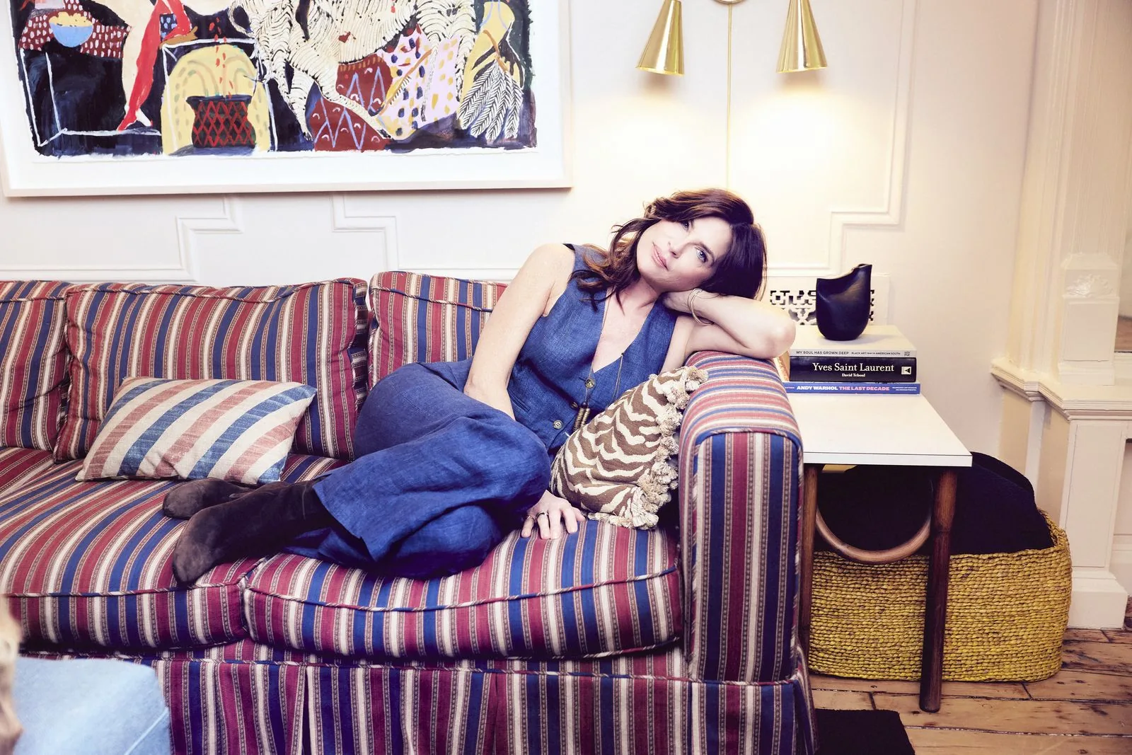 Tara Averill at home in Brooklyn, photographed by Jesse Dittmar